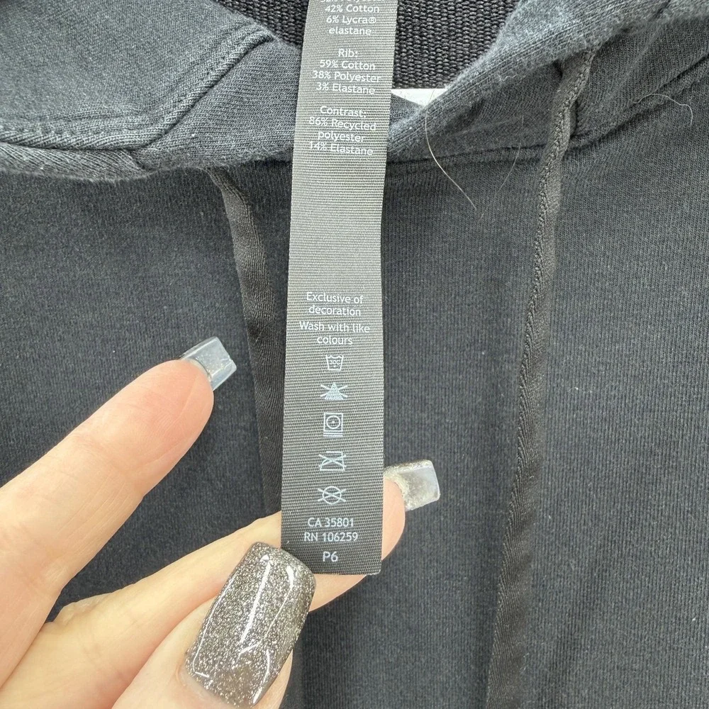 Lululemon Hoodie Mens Small Black X Members City Sweat Pullover Sweatshirt - Picture 4 of 10